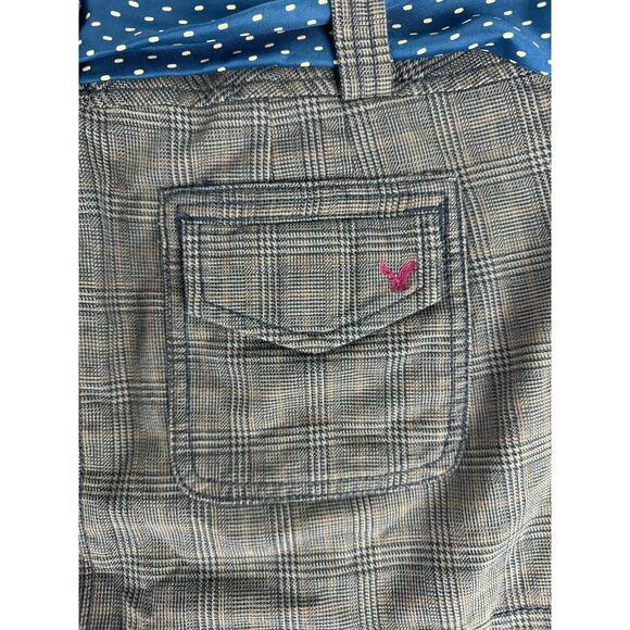 Vintage Y2K American Eagle Size 4 Small Micro Mini Skirt Plaid Academia 2000s - Picture 11 of 11